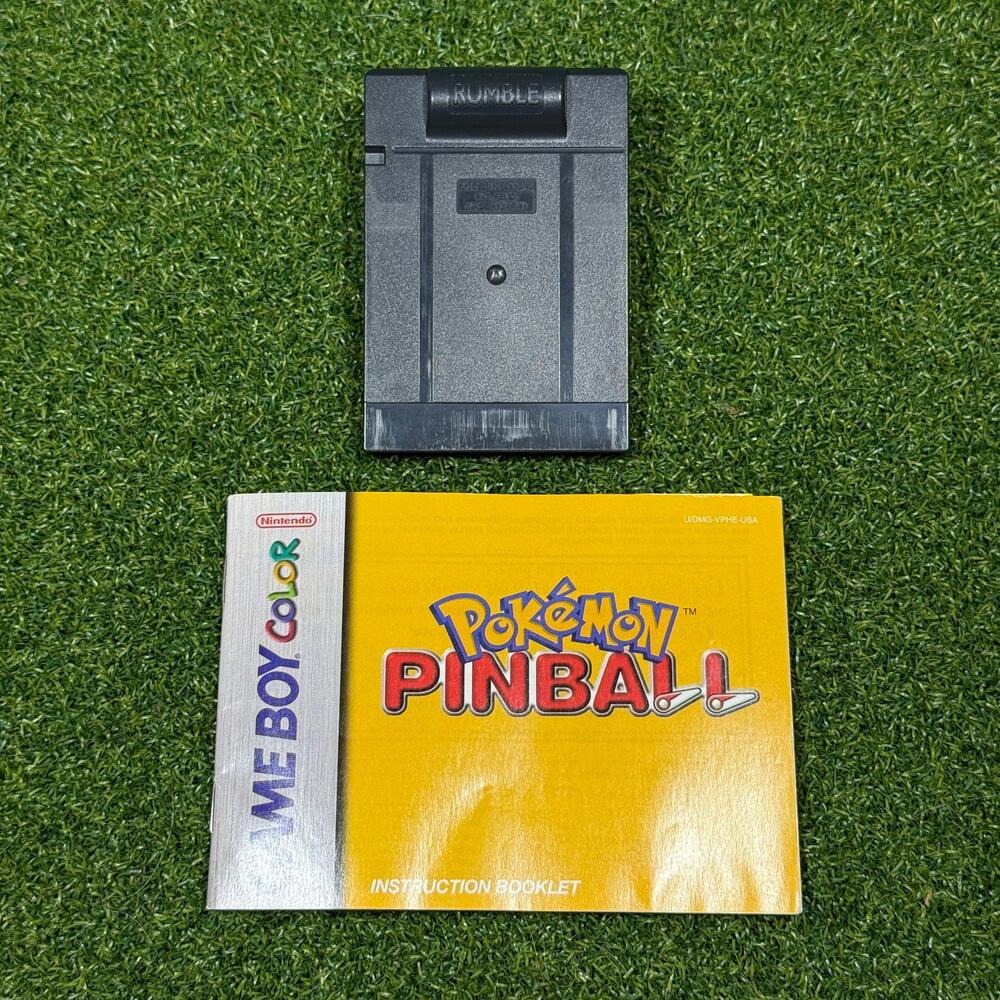 Pokemon Pinball Nintendo Game Boy Color Rumble Tested Working + Manual Authentic - Picture 3 of 4